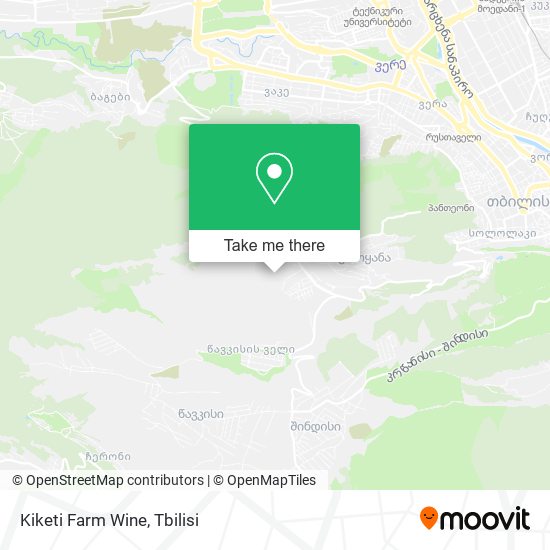 Kiketi Farm Wine map