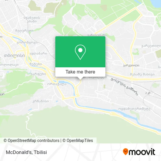 Карта McDonald's