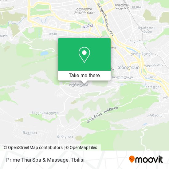 Prime Thai Spa & Massage map