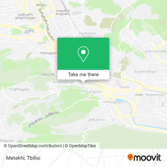 Карта Metekhi