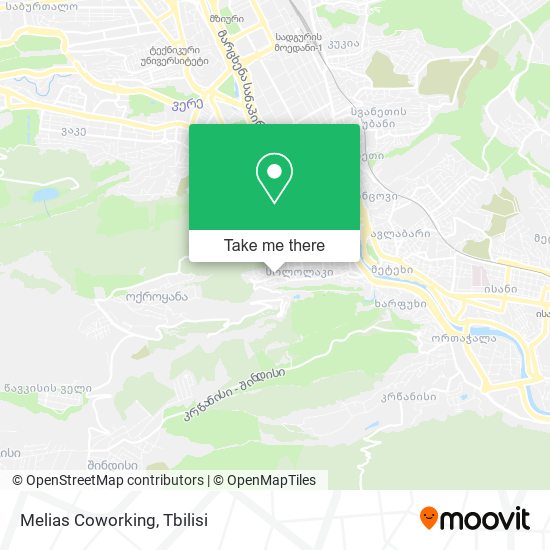 Карта Melias Coworking