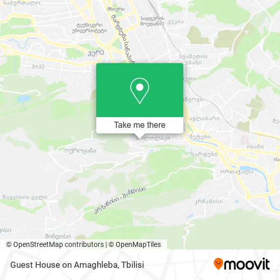 Карта Guest House on Amaghleba