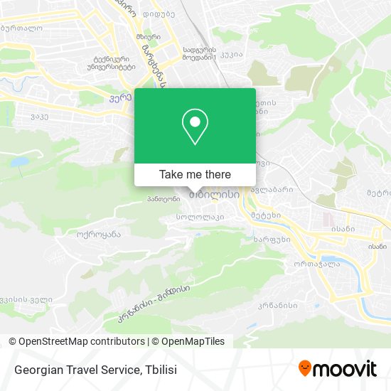 Georgian Travel Service map