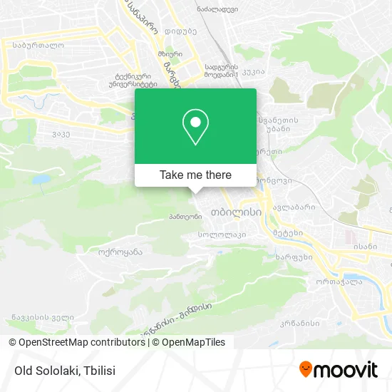 Карта Old Sololaki
