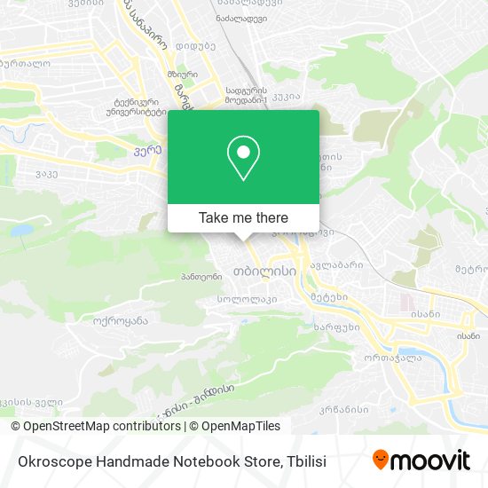 Карта Okroscope Handmade Notebook Store
