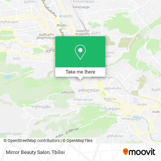 Карта Mirror Beauty Salon