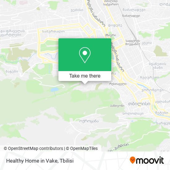 Healthy Home in Vake map