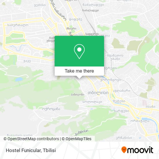 Hostel Funicular map