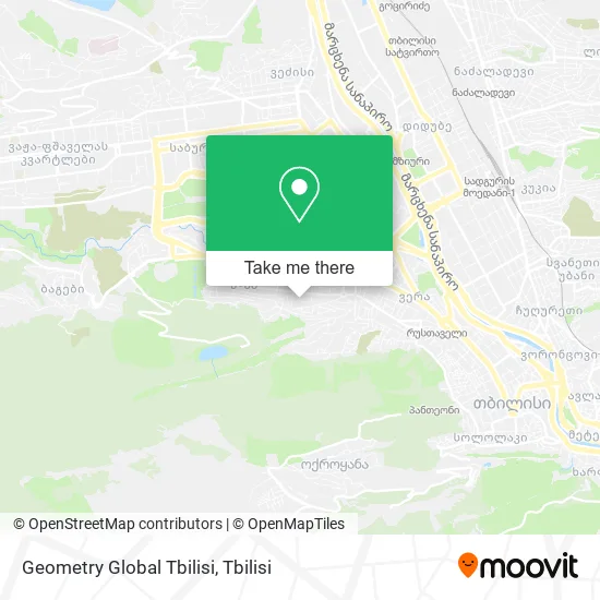 Карта Geometry Global Tbilisi
