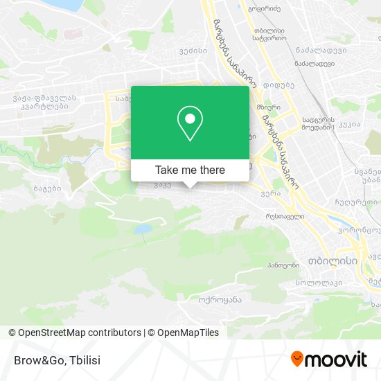 Brow&Go map