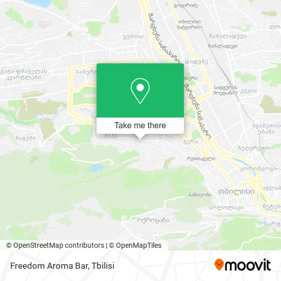 Карта Freedom Aroma Bar