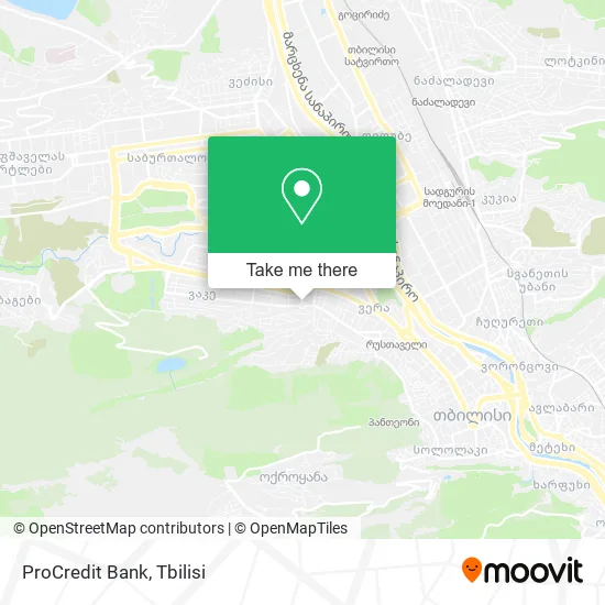 ProCredit Bank map