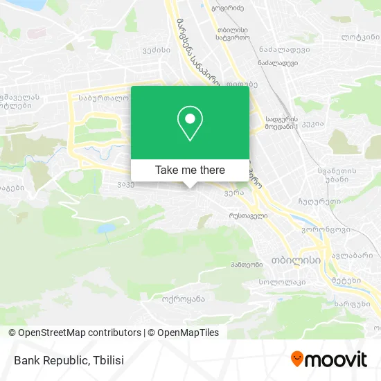 Карта Bank Republic