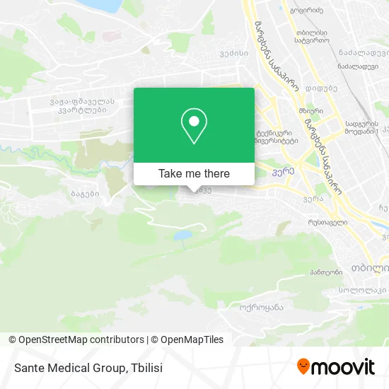 Карта Sante Medical Group