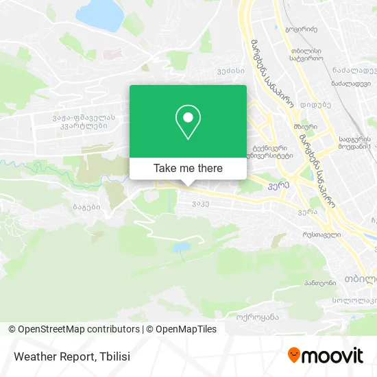 Weather Report map