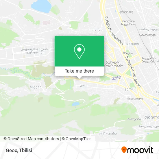 Карта Geox