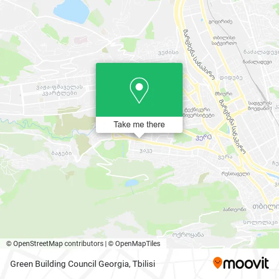 Карта Green Building Council Georgia
