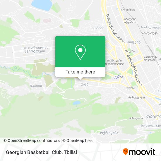 Georgian Basketball Club map