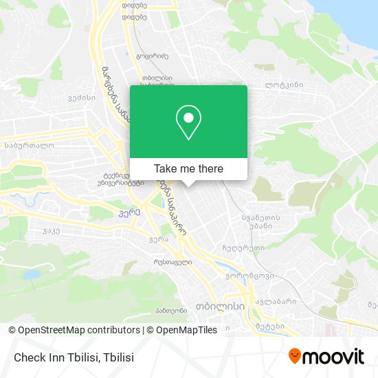 Check Inn Tbilisi map