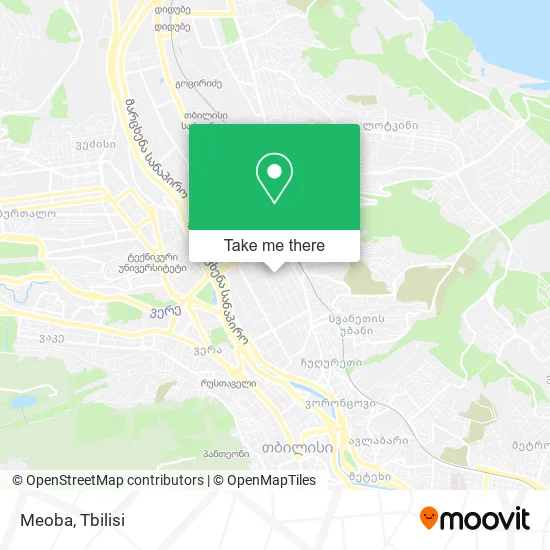 Карта Meoba