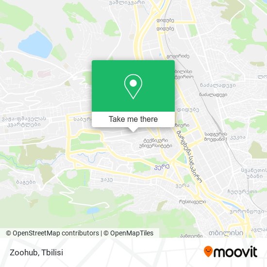 Zoohub map