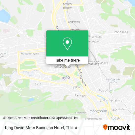 King David Meta Business Hotel map
