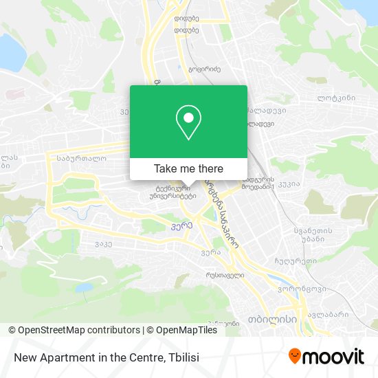 New Apartment in the Centre map