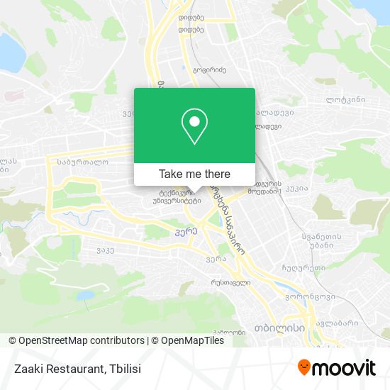 Zaaki Restaurant map