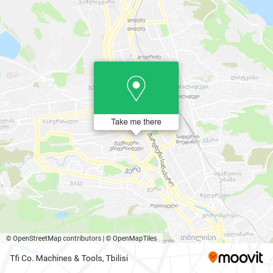 Tfi Co. Machines & Tools map