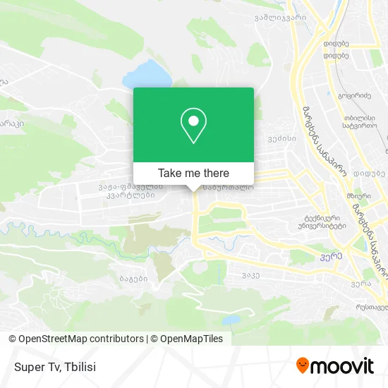 Карта Super Tv