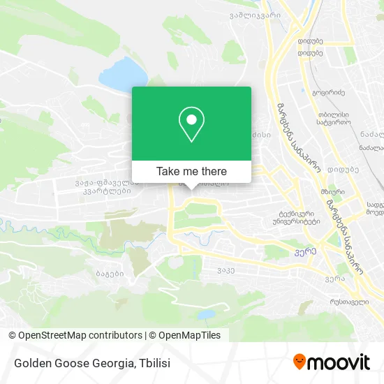 Карта Golden Goose Georgia
