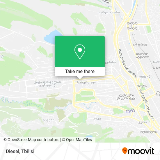 Карта Diesel
