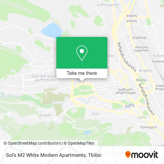 Карта Sol's M2 White Modern Apartments