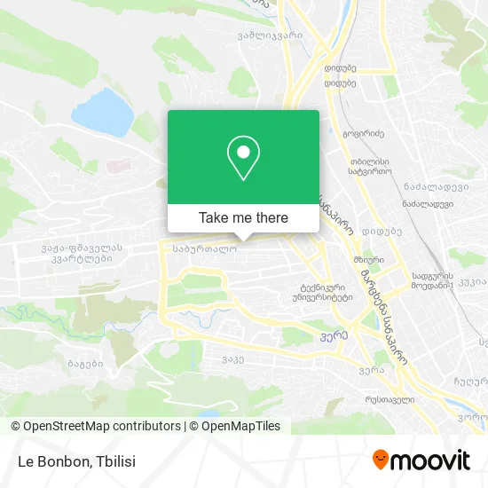 Карта Le Bonbon