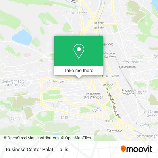 Business Center Palati map