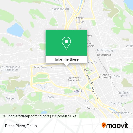 Карта Pizza Pizza