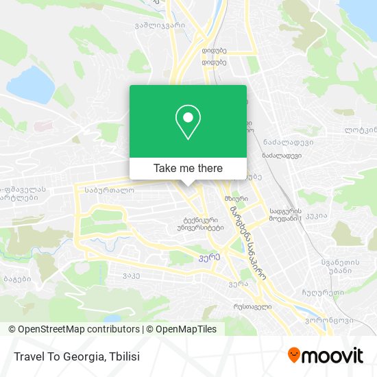 Карта Travel To Georgia