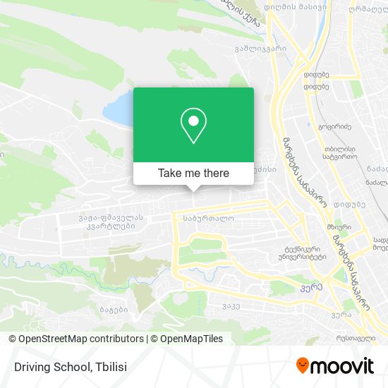 Карта Driving School