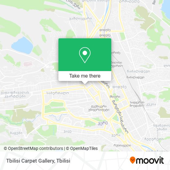 Tbilisi Carpet Gallery map