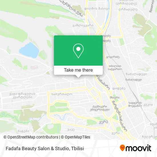 Карта Fadafa Beauty Salon & Studio