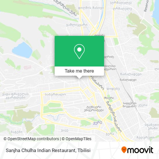 Карта Sanjha Chulha Indian Restaurant