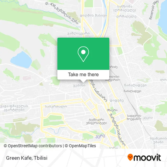 Карта Green Kafe