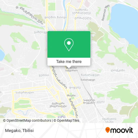 Карта Megako