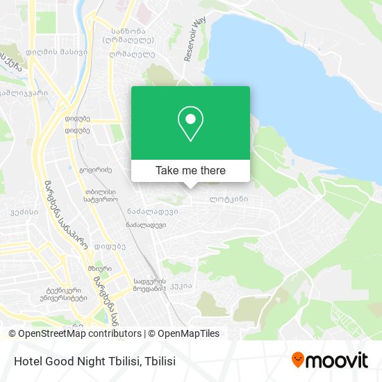 Hotel Good Night Tbilisi map