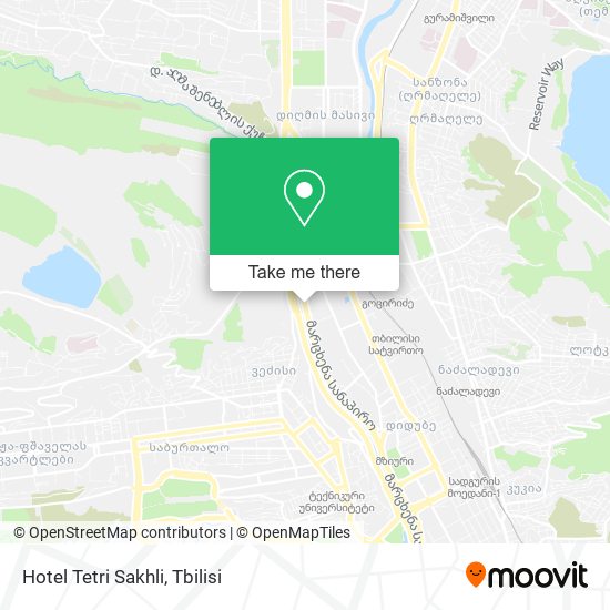 Hotel Tetri Sakhli map