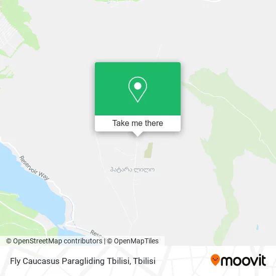 Карта Fly Caucasus Paragliding Tbilisi