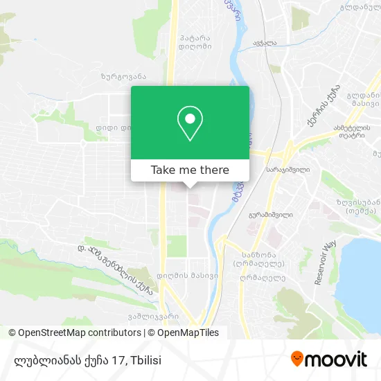 ლუბლიანას ქუჩა 17 map