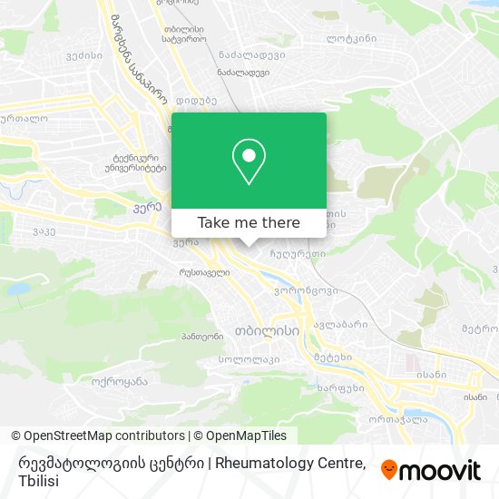 რევმატოლოგიის ცენტრი | Rheumatology Centre map