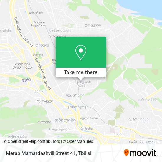 Карта Merab Mamardashvili Street 41