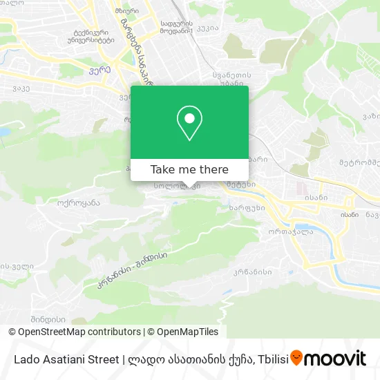 Lado Asatiani Street | ლადო ასათიანის ქუჩა map